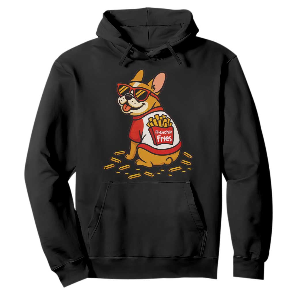 Frenchie Fries Hoodie Funny French Bulldog Lover Gift TS12 Black Print Your Wear