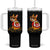 Frenchie Fries Tumbler With Handle Funny French Bulldog Lover Gift TS12 One Size: 40 oz Black Print Your Wear