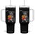 Funny Bonjour French Fries Tumbler With Handle Pitbull Dog Gift TS12 One Size: 40 oz Black Print Your Wear