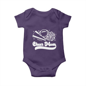 Cheer Mom Football Game Day Baby Onesie Cheerleader Team Spirit Gift TS12 Purple Print Your Wear