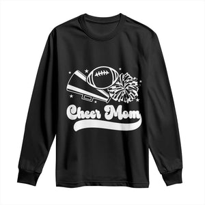 Cheer Mom Football Game Day Long Sleeve Shirt Cheerleader Team Spirit Gift TS12 Black Print Your Wear