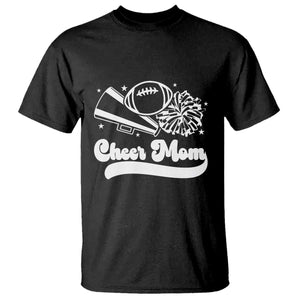Cheer Mom Football Game Day T Shirt Cheerleader Team Spirit Gift TS12 Black Print Your Wear