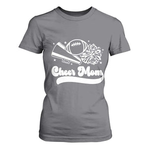 Cheer Mom Football Game Day T Shirt For Women Cheerleader Team Spirit Gift TS12 Charcoal Print Your Wear