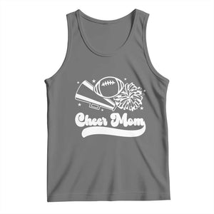 Cheer Mom Football Game Day Tank Top Cheerleader Team Spirit Gift TS12 Black Heather Print Your Wear
