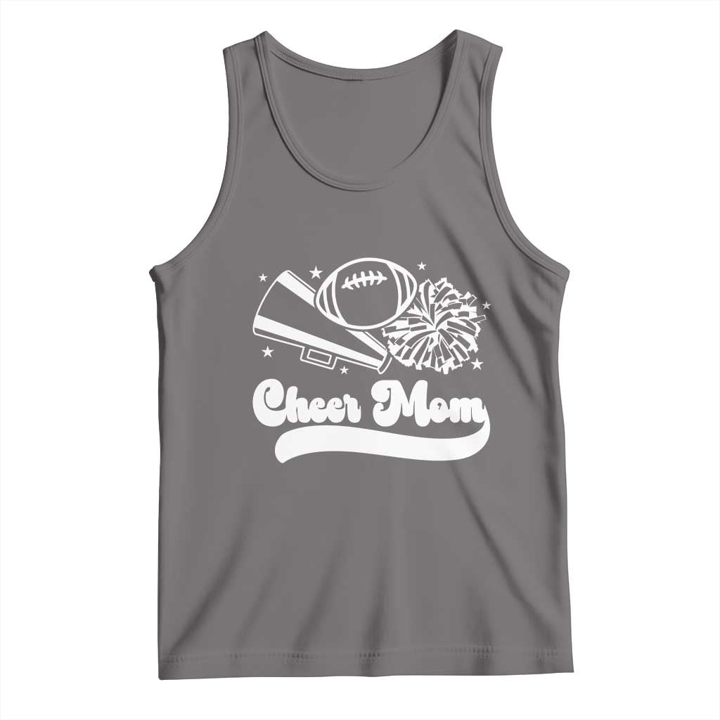 Cheer Mom Football Game Day Tank Top Cheerleader Team Spirit Gift TS12 Deep Heather Print Your Wear