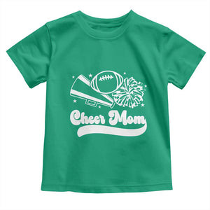 Cheer Mom Football Game Day Toddler T Shirt Cheerleader Team Spirit Gift TS12 Irish Green Print Your Wear