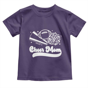 Cheer Mom Football Game Day Toddler T Shirt Cheerleader Team Spirit Gift TS12 Purple Print Your Wear