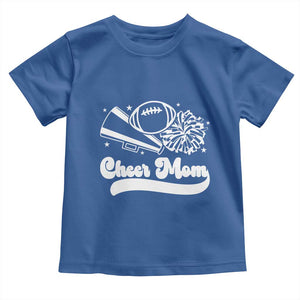 Cheer Mom Football Game Day Toddler T Shirt Cheerleader Team Spirit Gift TS12 Royal Blue Print Your Wear