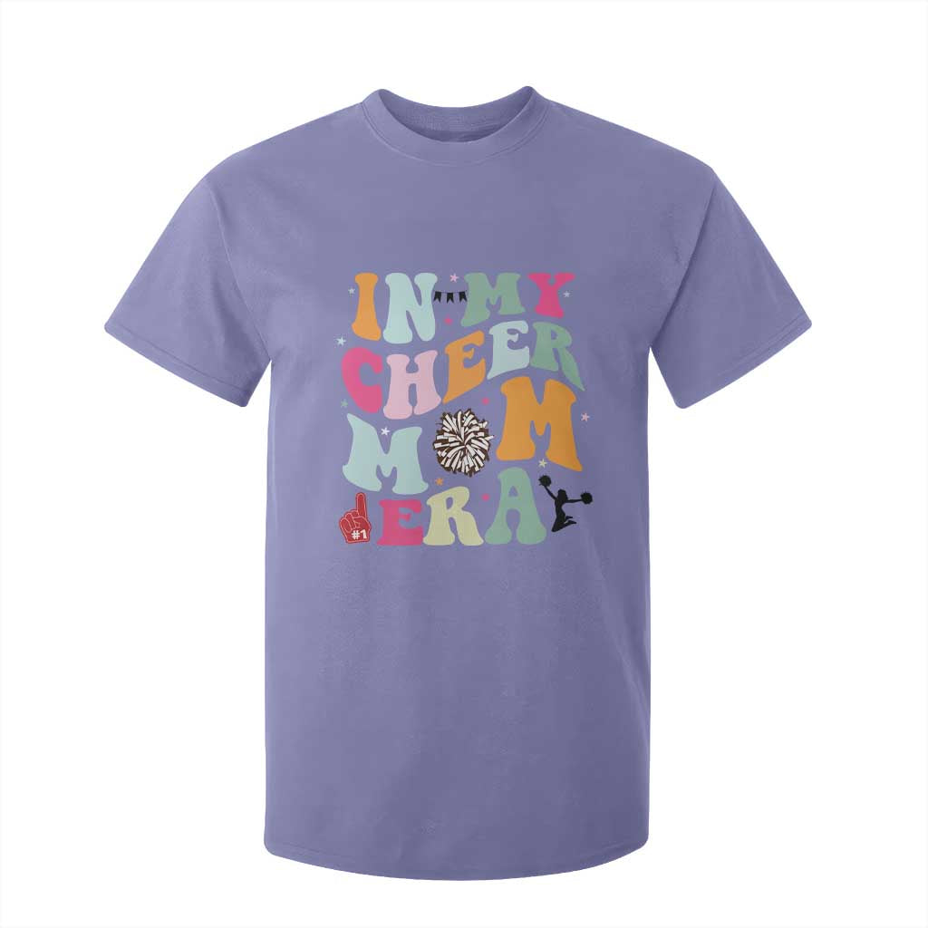 In My Cheer Mom Era T Shirt For Kid Cheerleading Gift TS12 Violet Print Your Wear