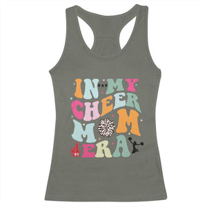 In My Cheer Mom Era Racerback Tank Top Cheerleading Gift TS12 Military Green Print Your Wear