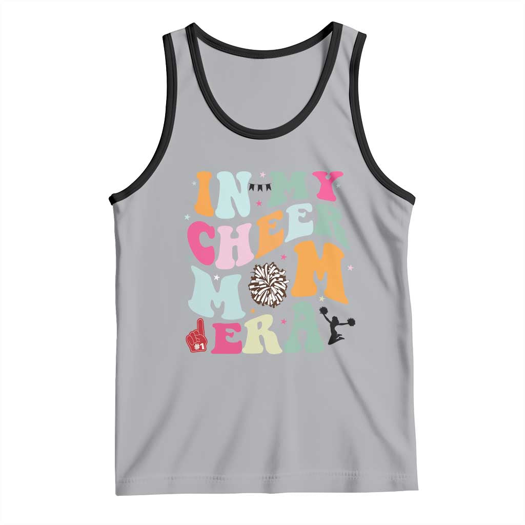In My Cheer Mom Era Tank Top Cheerleading Gift TS12 Athletic Heather Black Print Your Wear