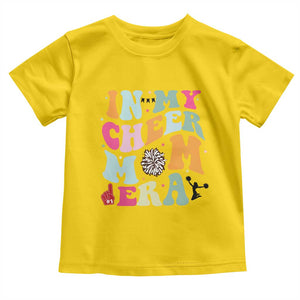In My Cheer Mom Era Toddler T Shirt Cheerleading Gift TS12 Daisy Print Your Wear