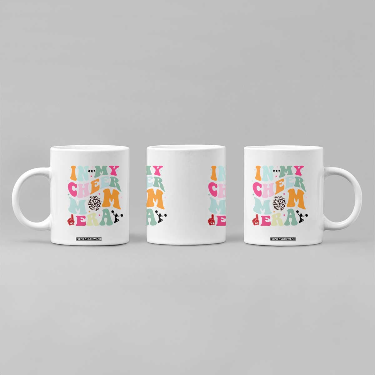 In My Cheer Mom Era Coffee Mug Cheerleading Gift TS12 Print Your Wear