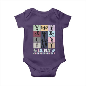 In My Cheer Mom Era Baby Onesie Cheerleader Squad Fan Gift TS12 Purple Print Your Wear