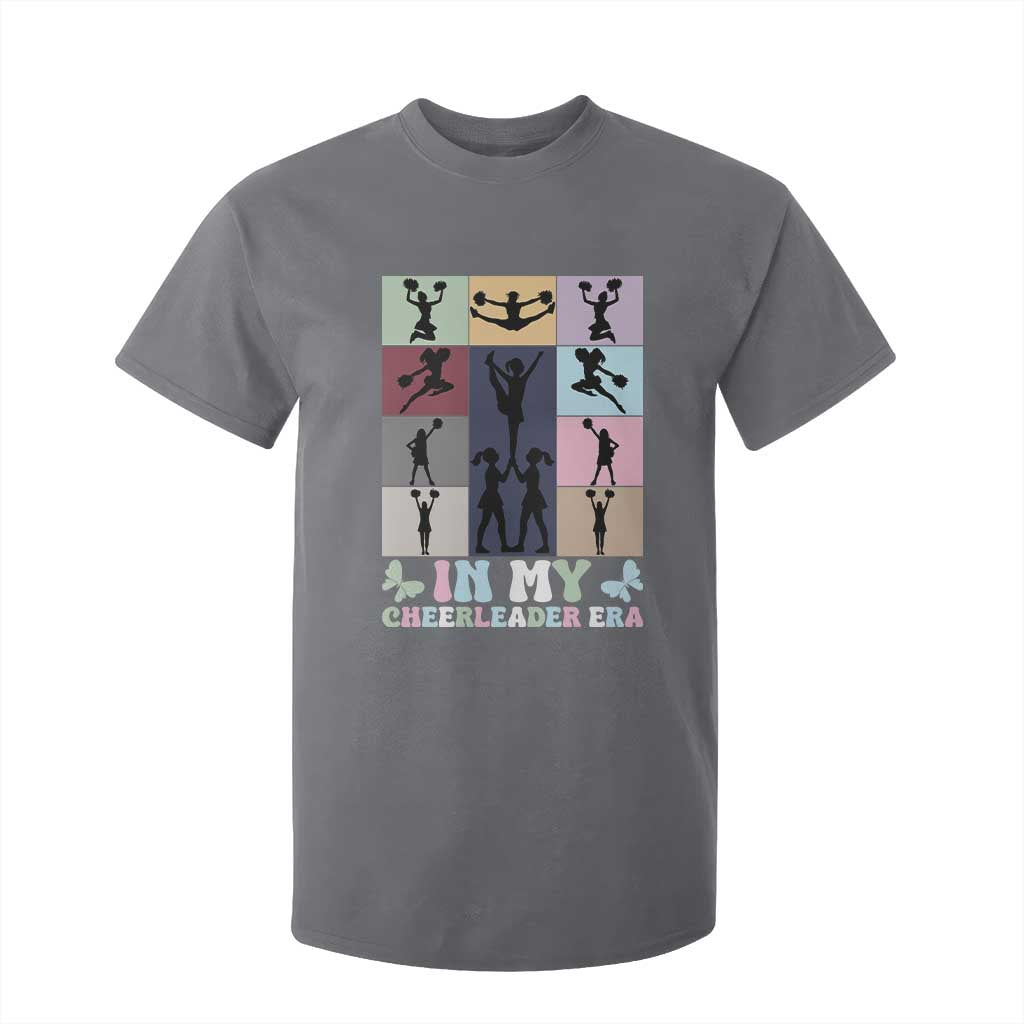 In My Cheer Mom Era T Shirt For Kid Cheerleader Squad Fan Gift TS12 Charcoal Print Your Wear
