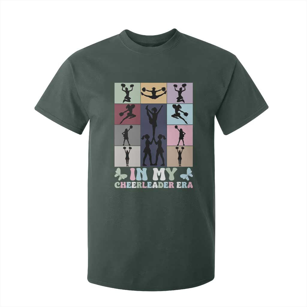 In My Cheer Mom Era T Shirt For Kid Cheerleader Squad Fan Gift TS12 Dark Forest Green Print Your Wear