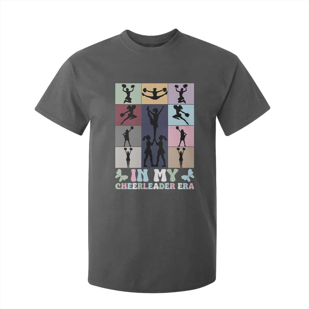 In My Cheer Mom Era T Shirt For Kid Cheerleader Squad Fan Gift TS12 Dark Heather Print Your Wear