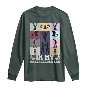 In My Cheer Mom Era Long Sleeve Shirt Cheerleader Squad Fan Gift TS12 Dark Forest Green Print Your Wear