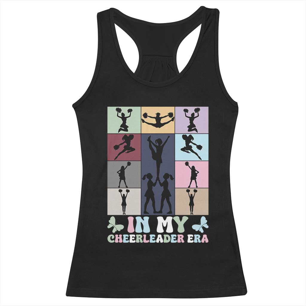 In My Cheer Mom Era Racerback Tank Top Cheerleader Squad Fan Gift TS12 Black Print Your Wear