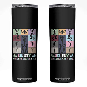 In My Cheer Mom Era Skinny Tumbler Cheerleader Squad Fan Gift TS12 Black Print Your Wear