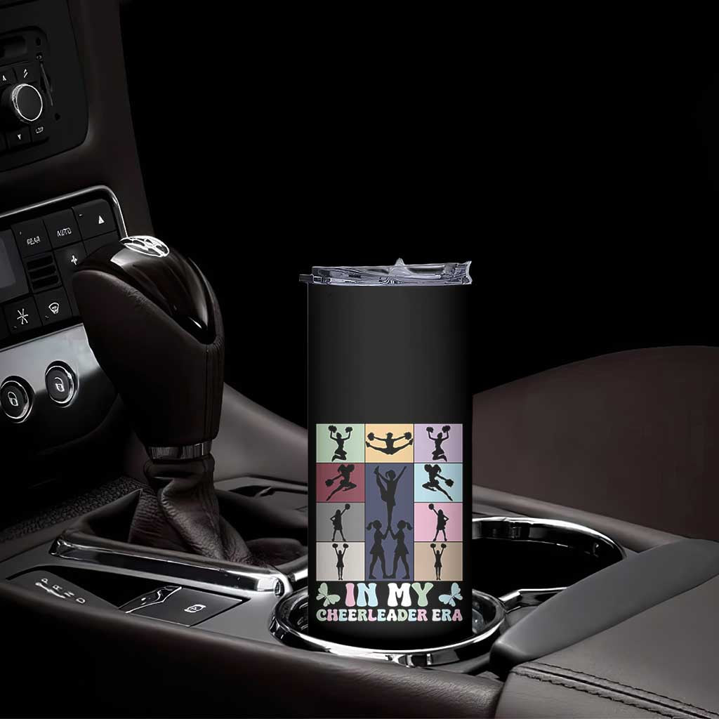 In My Cheer Mom Era Skinny Tumbler Cheerleader Squad Fan Gift TS12 Print Your Wear