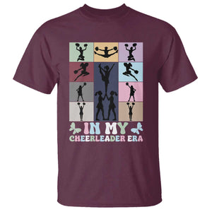 In My Cheer Mom Era T Shirt Cheerleader Squad Fan Gift TS12 Maroon Print Your Wear