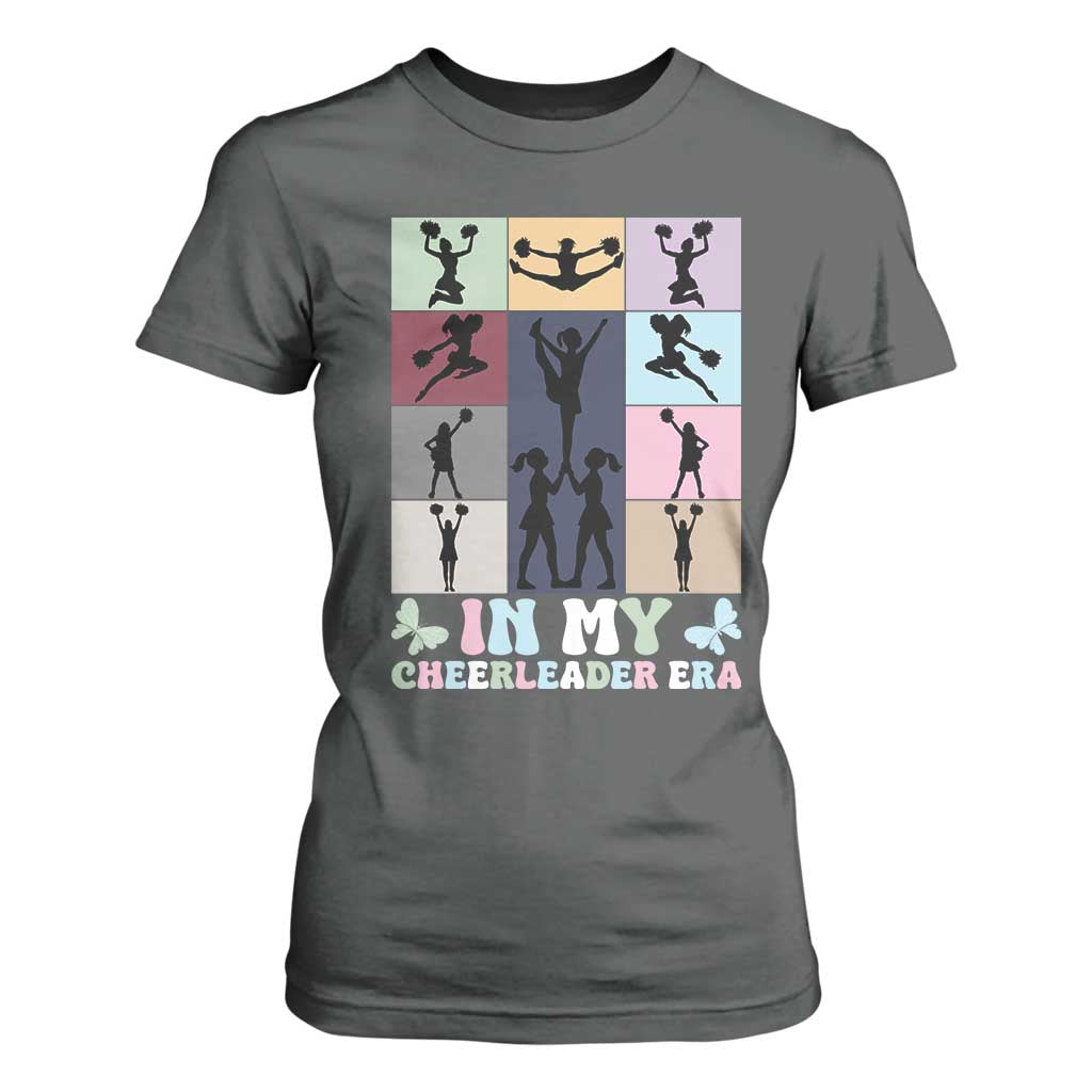 In My Cheer Mom Era T Shirt For Women Cheerleader Squad Fan Gift TS12 Dark Heather Print Your Wear