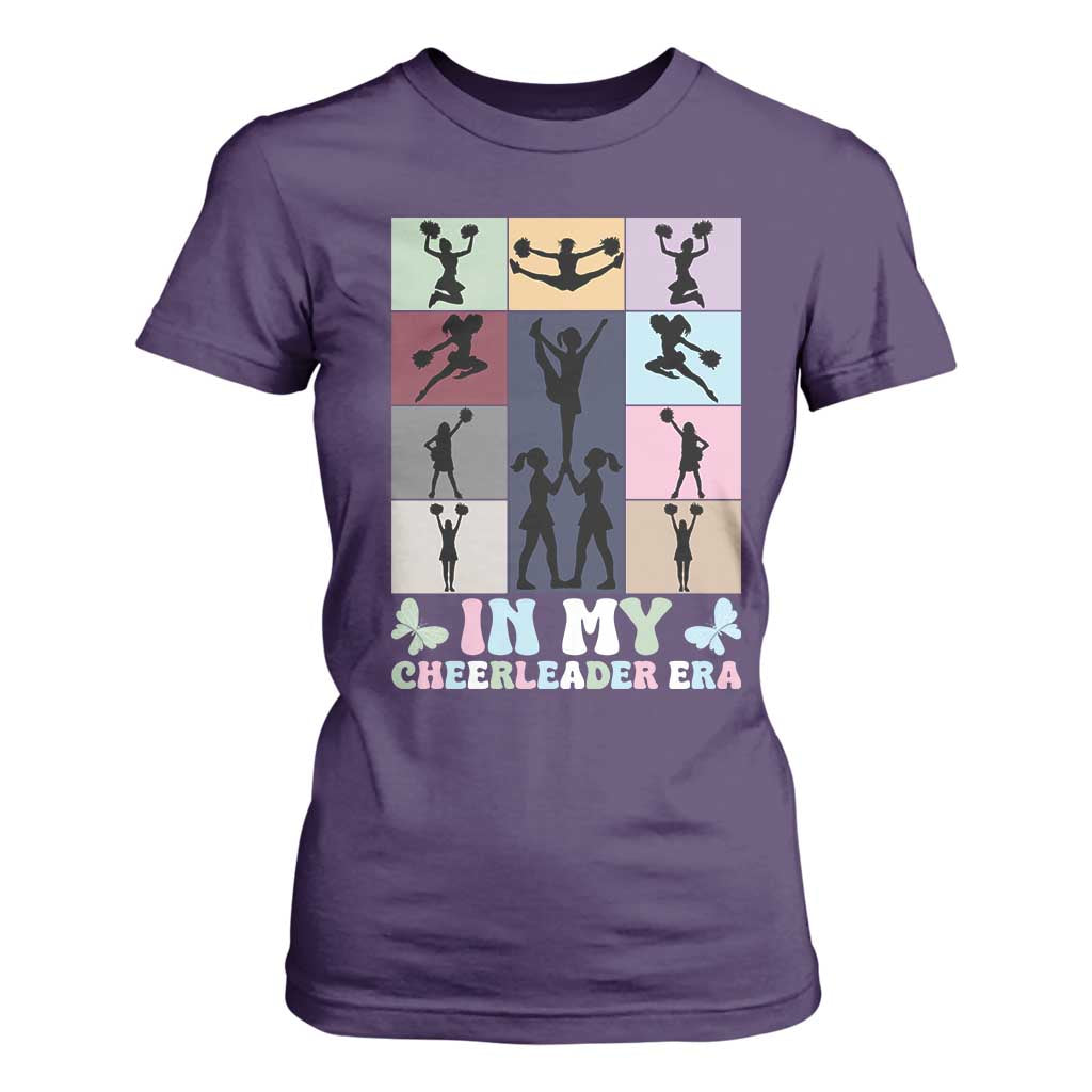 In My Cheer Mom Era T Shirt For Women Cheerleader Squad Fan Gift TS12 Purple Print Your Wear