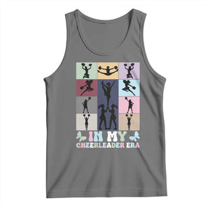 In My Cheer Mom Era Tank Top Cheerleader Squad Fan Gift TS12 Black Heather Print Your Wear