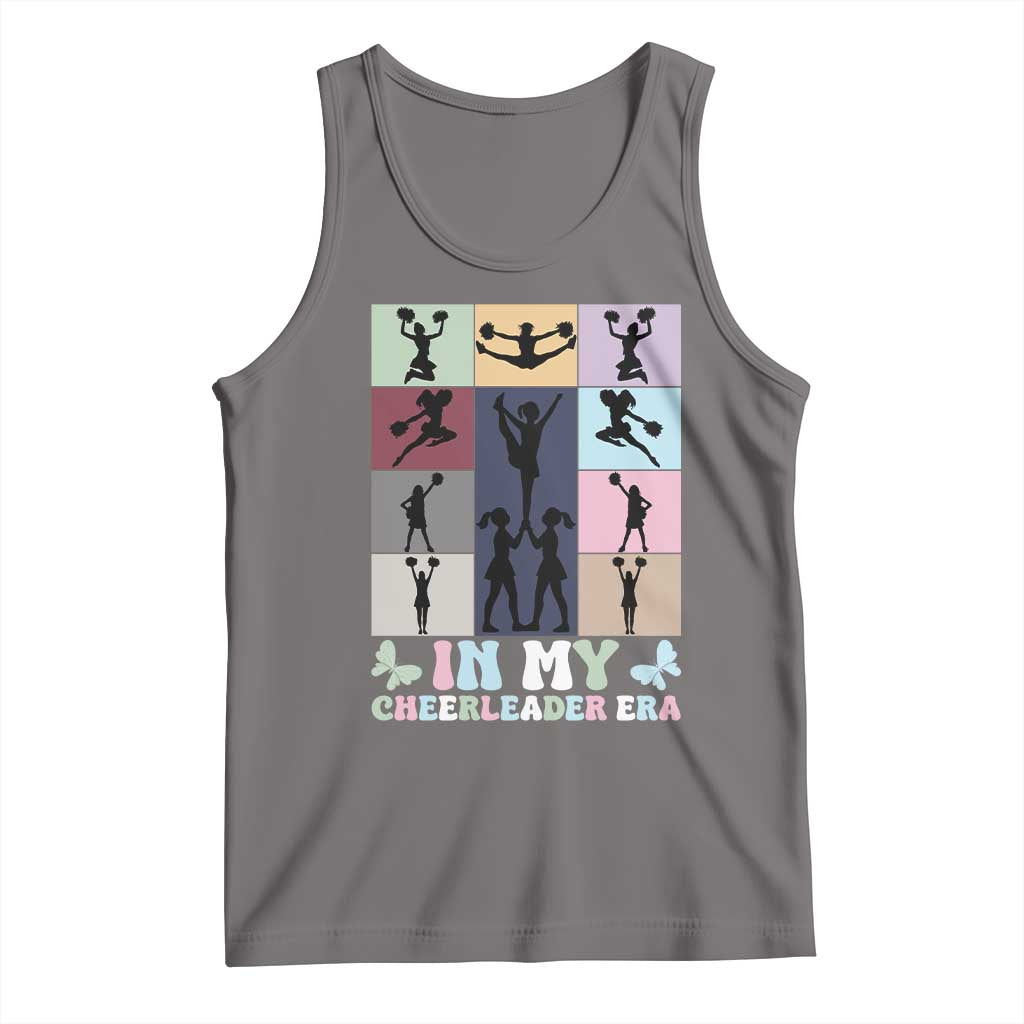 In My Cheer Mom Era Tank Top Cheerleader Squad Fan Gift TS12 Deep Heather Print Your Wear