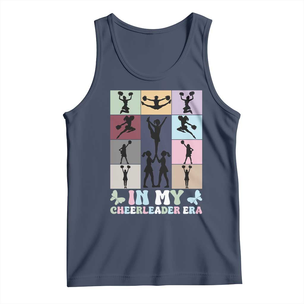 In My Cheer Mom Era Tank Top Cheerleader Squad Fan Gift TS12 Navy Print Your Wear