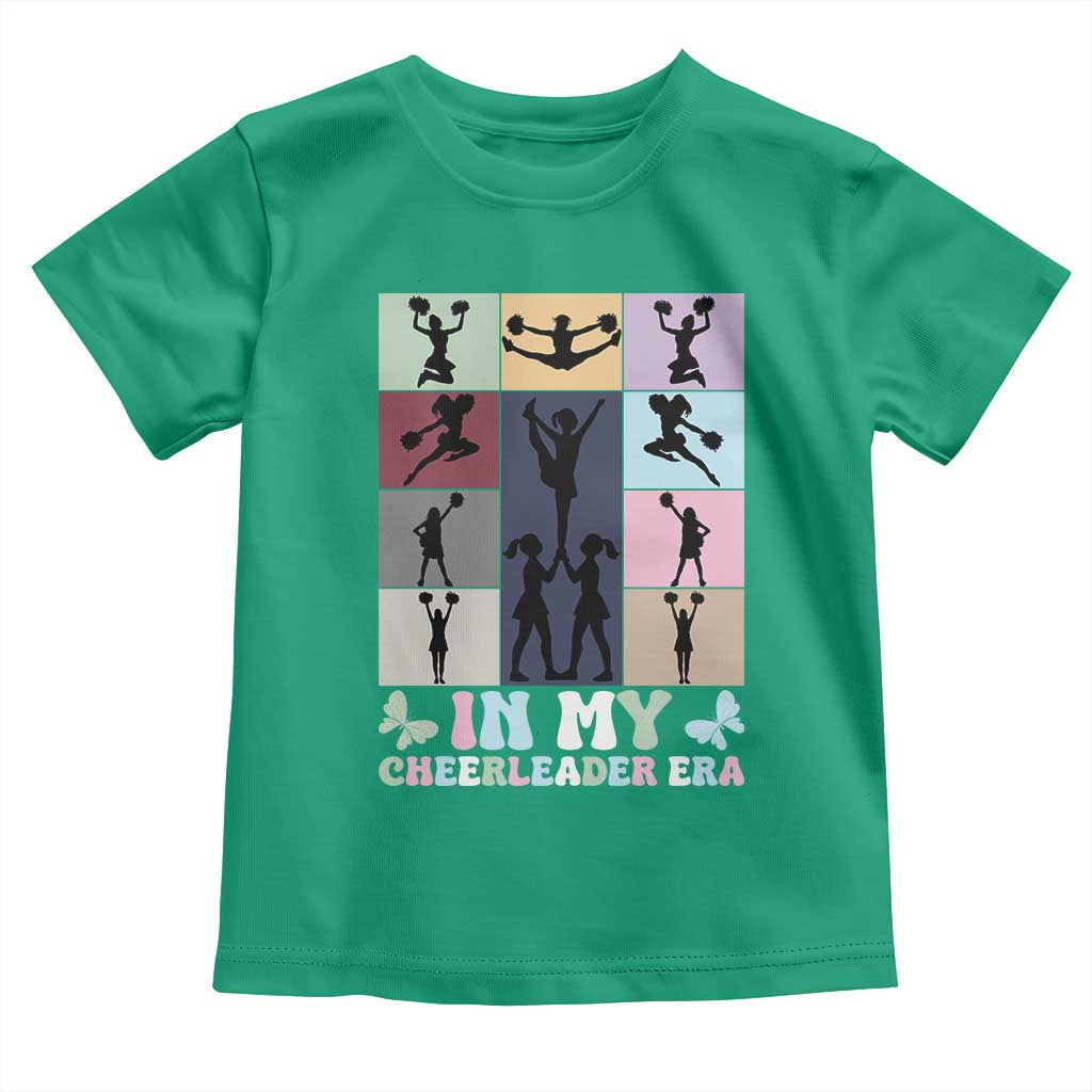 In My Cheer Mom Era Toddler T Shirt Cheerleader Squad Fan Gift TS12 Irish Green Print Your Wear