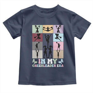 In My Cheer Mom Era Toddler T Shirt Cheerleader Squad Fan Gift TS12 Navy Print Your Wear