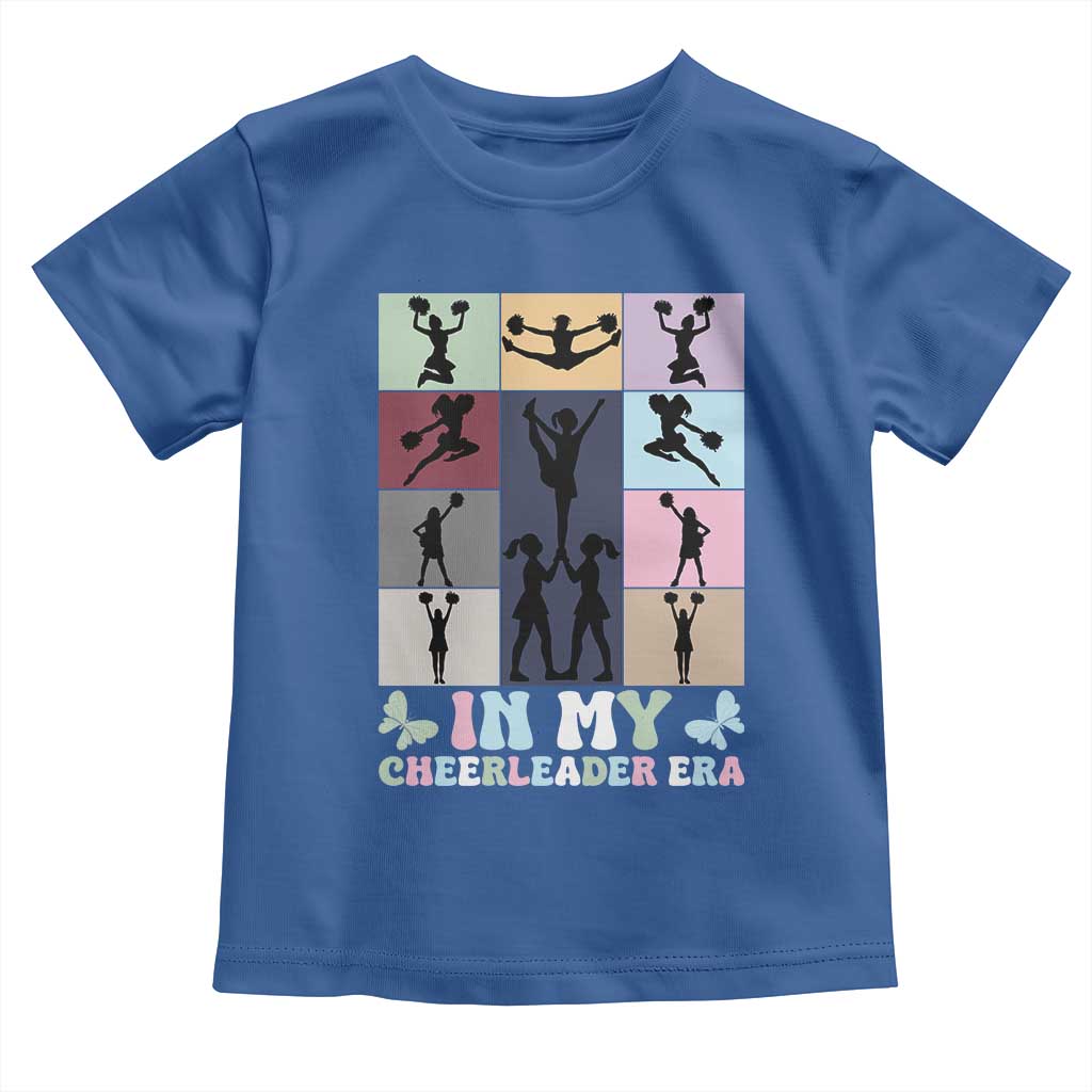 In My Cheer Mom Era Toddler T Shirt Cheerleader Squad Fan Gift TS12 Royal Blue Print Your Wear