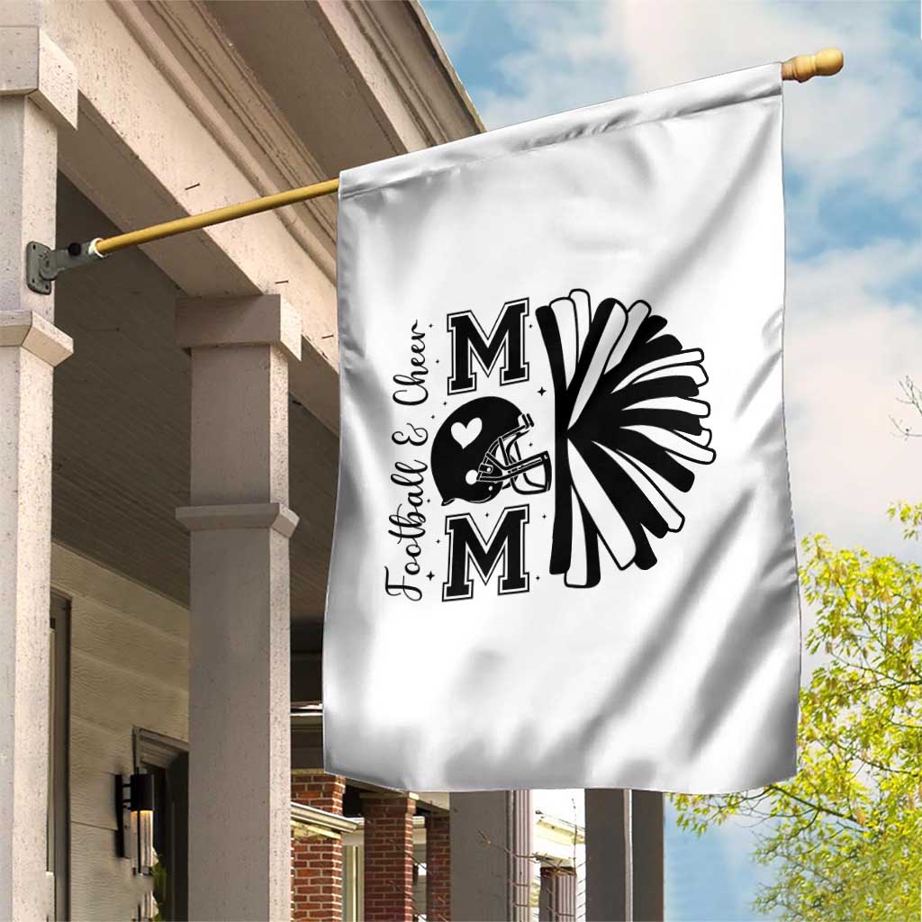 Proud Football And Cheer Mom Quote Garden Flag Gift For Sports Season TS12 Print Your Wear