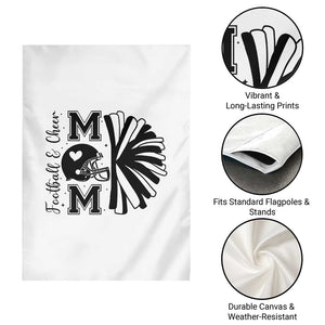 Proud Football And Cheer Mom Quote Garden Flag Gift For Sports Season TS12 Print Your Wear