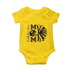 Proud Football And Cheer Mom Quote Baby Onesie Gift For Sports Season TS12 Daisy Print Your Wear