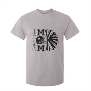 Proud Football And Cheer Mom Quote T Shirt For Kid Gift For Sports Season TS12 Ice Gray Print Your Wear