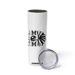 Proud Football And Cheer Mom Quote Skinny Tumbler Gift For Sports Season TS12 Print Your Wear