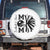 Proud Football And Cheer Mom Quote Spare Tire Cover Gift For Sports Season TS12 No hole White Print Your Wear