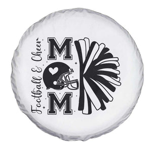 Proud Football And Cheer Mom Quote Spare Tire Cover Gift For Sports Season TS12 Print Your Wear
