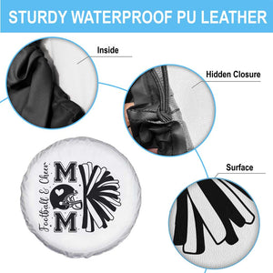 Proud Football And Cheer Mom Quote Spare Tire Cover Gift For Sports Season TS12 Print Your Wear