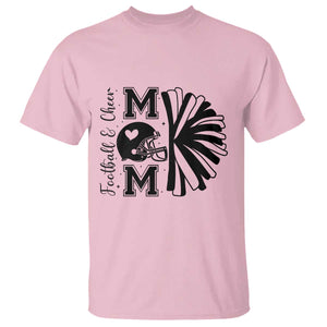 Proud Football And Cheer Mom Quote T Shirt Gift For Sports Season TS12 Light Pink Print Your Wear