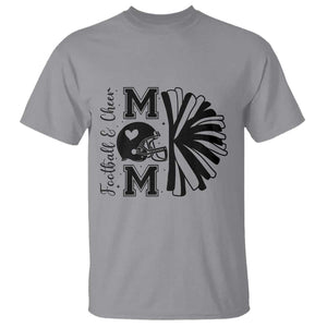 Proud Football And Cheer Mom Quote T Shirt Gift For Sports Season TS12 Sport Gray Print Your Wear