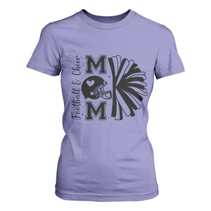Proud Football And Cheer Mom Quote T Shirt For Women Gift For Sports Season TS12 Violet Print Your Wear
