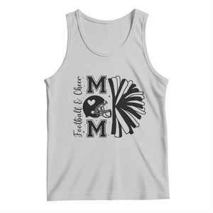 Proud Football And Cheer Mom Quote Tank Top Gift For Sports Season TS12 Ash Print Your Wear