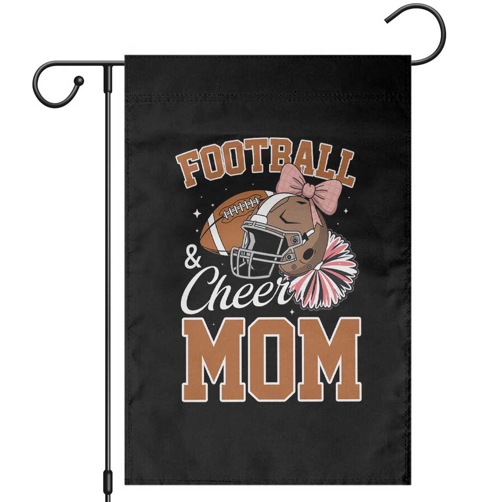 Funny Football And Cheer Mom Quote Garden Flag Sports Season Gift TS12 Black Print Your Wear