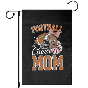 Funny Football And Cheer Mom Quote Garden Flag Sports Season Gift TS12 Black Print Your Wear