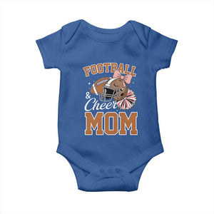 Funny Football And Cheer Mom Quote Baby Onesie Sports Season Gift TS12 Royal Blue Print Your Wear