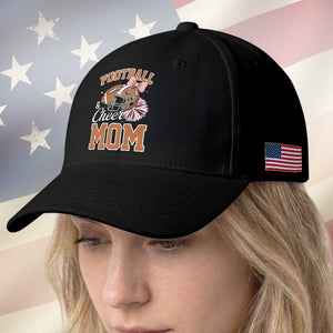 Funny Football And Cheer Mom Quote Baseball Cap Sports Season Gift TS12 Print Your Wear